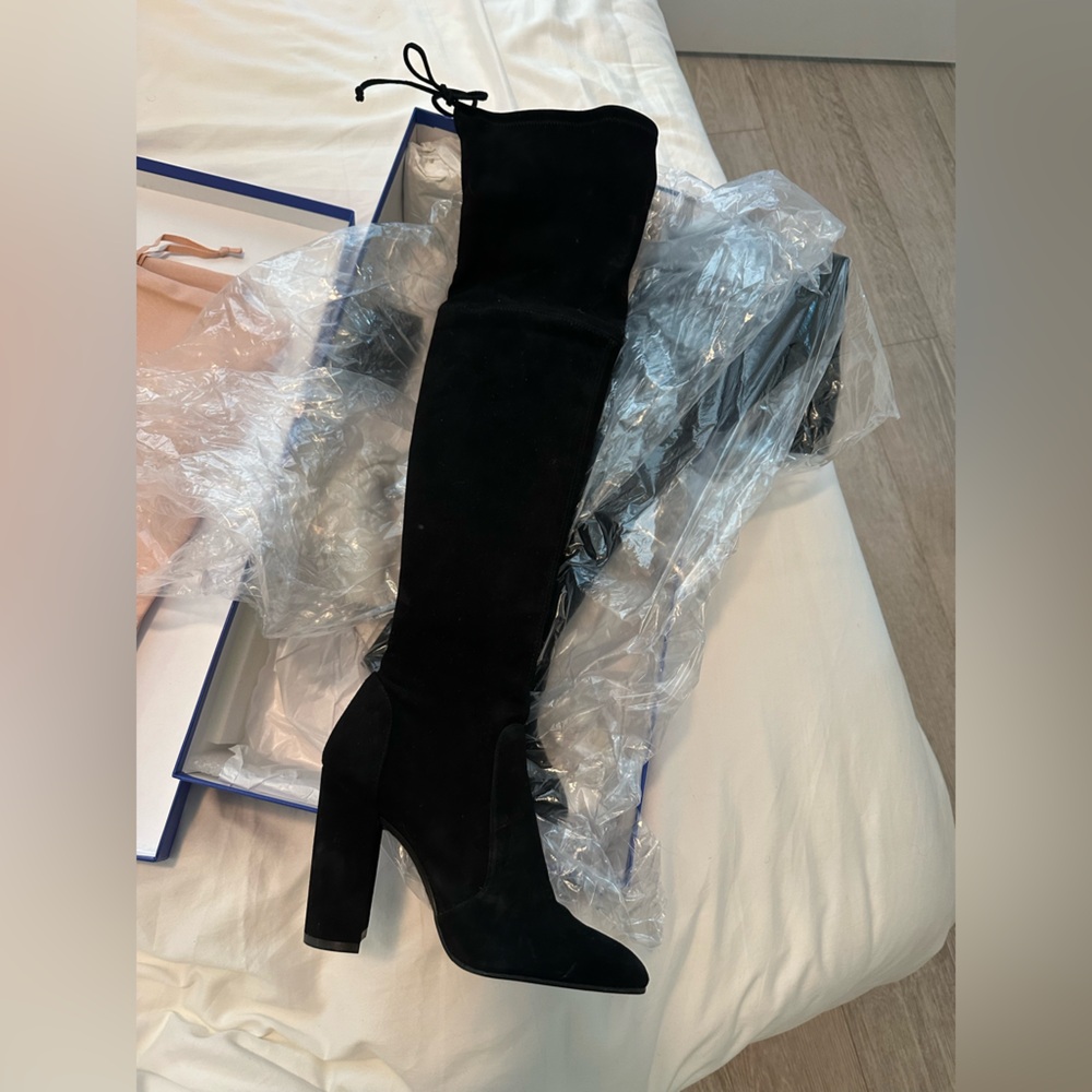 Stuart Weitzman Black Over the Knee Boots